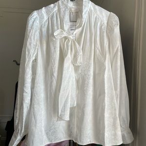 Ronny Kobo Paola Tie Neck Top